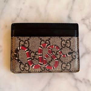 Gucci GG Supreme Kingsnake Card Case